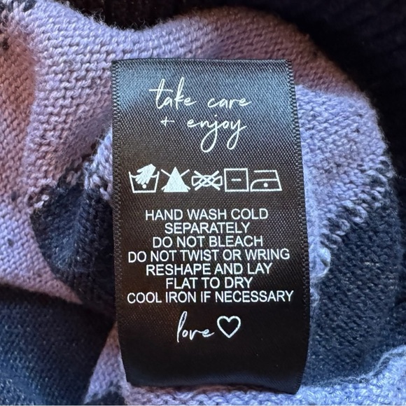 NIC+ZOE Abstract Intarsia Knit Sweater - Size L - Picture 10 of 16